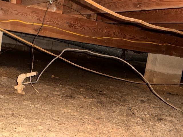 Crawl Space Waterproofing Solution In Surf City, NJ - Before Photo