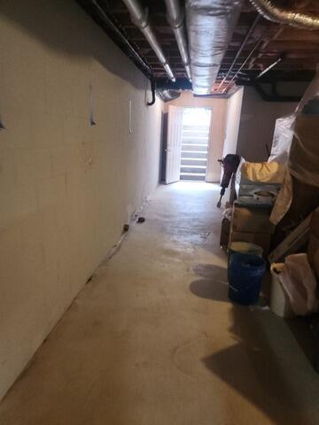 Basement Waterproofing Solution in Cedarville, NJ - Before Photo