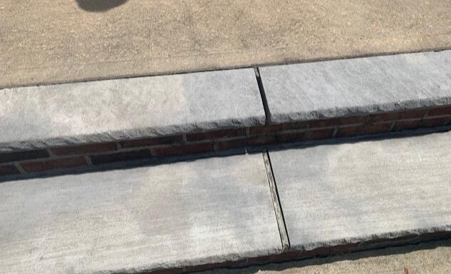 Concrete Repair in Monroe, NJ - Before Photo