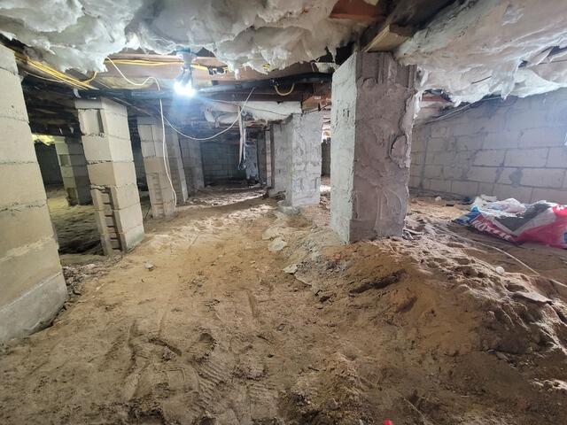 Crawl Space Repair in Keansburg, NJ - Before Photo