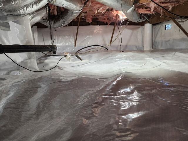 Crawl Space Vapor Barrier in Forked River, NJ - After Photo