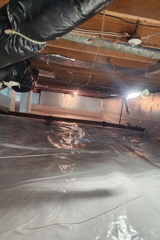 Crawl Space Encapsulation in Burlington, NJ - After Photo