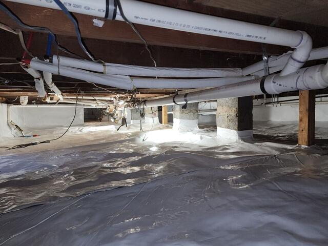 Crawl Space Encapsulation in Bridgewater, NJ - After Photo