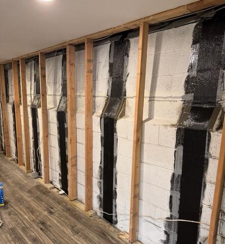 Fixing Wall Cracks In New Providence, NJ Basement - After Photo