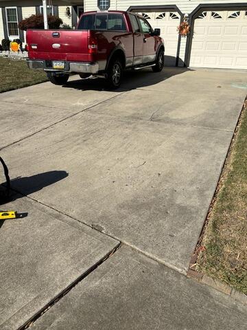 Sunken Concrete in Trenton, NJ - Before Photo