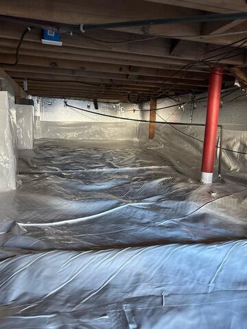 Crawl Space Encapsulation in Brigantine, NJ - After Photo