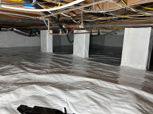 Crawl Space Vapor Barrier in Hazlet Township, NJ - After Photo