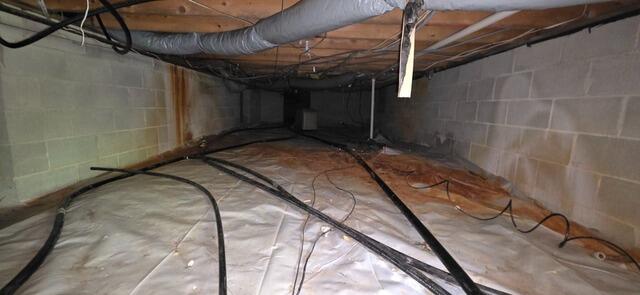 Tackling Moisture Concerns In Ocean View, NJ Crawl Space - Before Photo