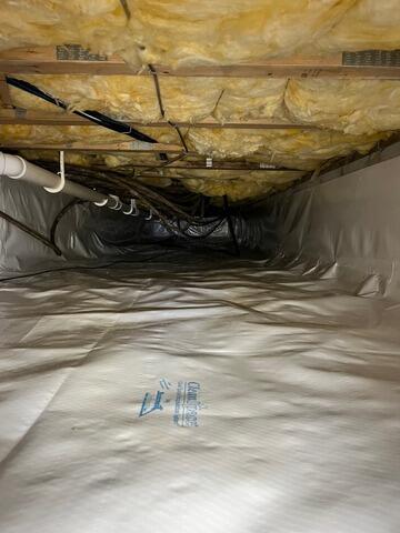Eradicating Crawl Space Moisture In Wildwood, NJ - After Photo
