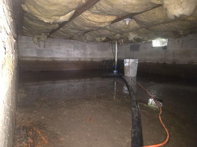 Resolving Humidity Concerns In Burlington, NJ Crawl Space - Before Photo