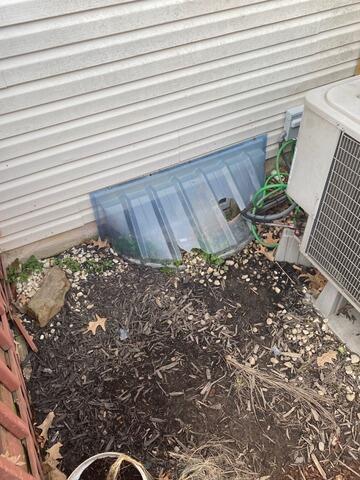 Basement Window Seepage Solution In New Castle, DE - Before Photo