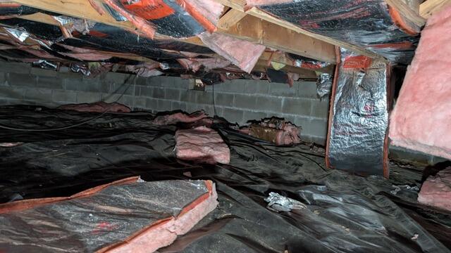 Crawl Space Encapsulation in Toms River, NJ - Before Photo