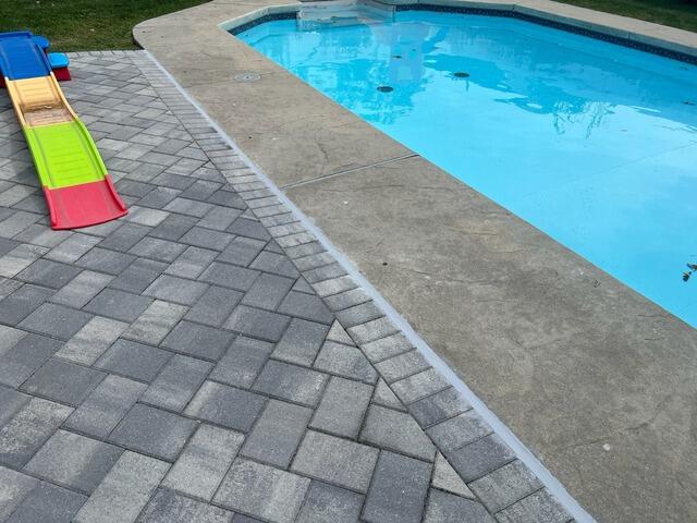Restoring A Concrete Pool Deck In Long Branch, NJ - After Photo