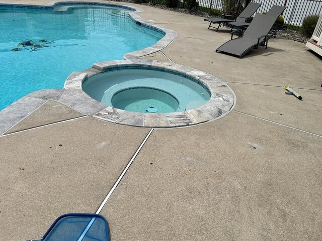 Repairing A Sunken Pool Deck In Manalapan, NJ - After Photo
