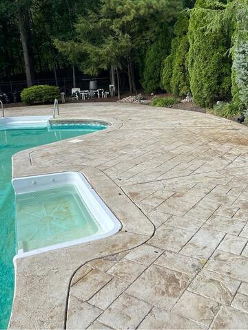 Concrete Pool Repair in Jackson, NJ - After Photo