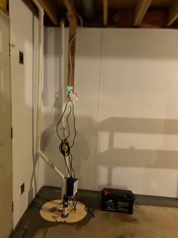 Sump Pump Installation in Flemington, NJ - After Photo
