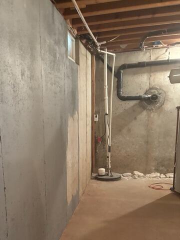 Sump Pump Installation in Flemington, NJ - Before Photo