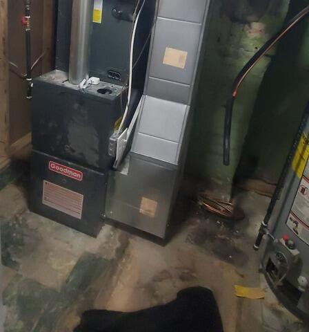 Basement Moisture Solution In Baltimore, MD - Before Photo