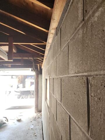 Garage Settlement Solution In Summit, NJ - Before Photo