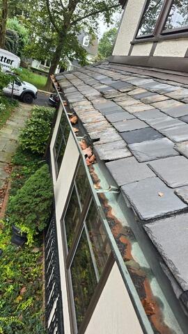 Gutter Guard Installation In Jenkintown, PA - Before Photo