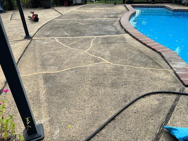 Sunken Pool Deck Solution In Watchung, NJ - After Photo