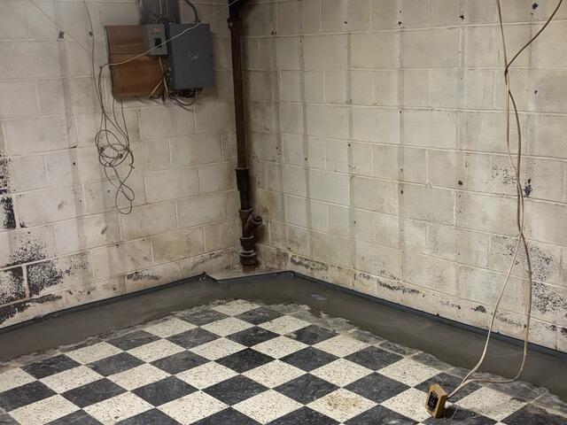 Transforming a Wet Basement With Bowing Walls in Somerdale, NJ