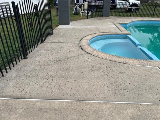 Repairing A Sunken Pool Deck In Gillette, NJ - After Photo