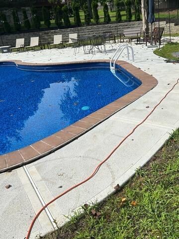 Concrete Pool Repair in Holmdel, NJ - Before Photo
