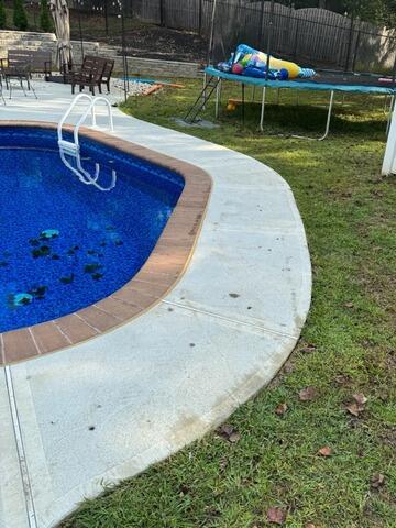 Concrete Pool Repair in Holmdel, NJ - After Photo