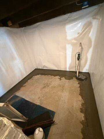 Damp Basement Solution In Baltimore, MD - After Photo