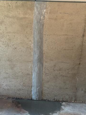 Basement Wall Crack Repair in Ambler, PA - Before Photo