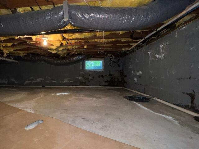 Crawl Space Encapsulation in Haddonfield, NJ - Before Photo