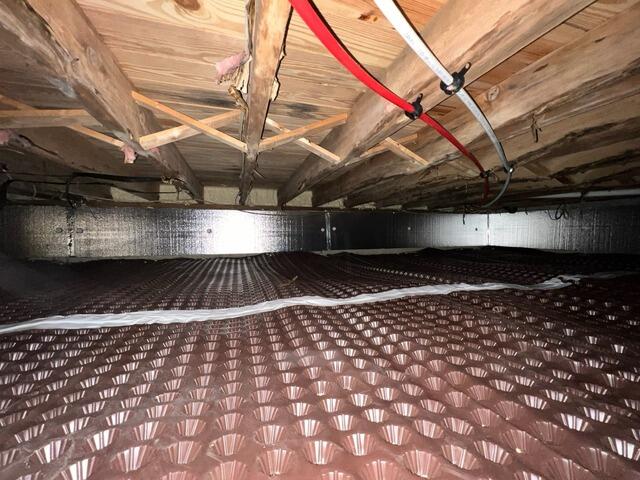 Combatting Water Seepage In Cape May, NJ Crawl Space - After Photo