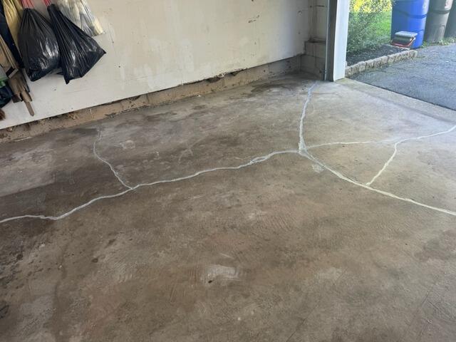 Fixing Concrete Settlement In Phoenix, MD Garage - After Photo