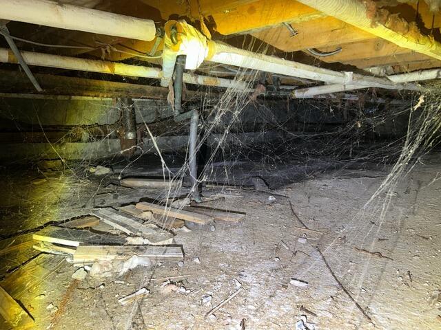 Crawl Space Encapsulation in Brooklyn, NY - Before Photo