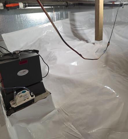 Wet Crawl Space Transformation In Highland Lakes, NJ - After Photo