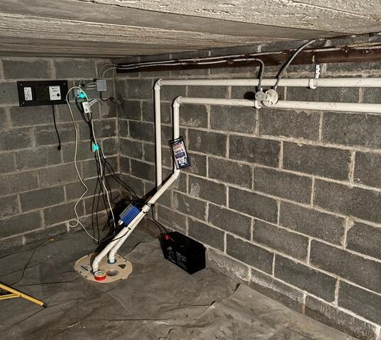 Eradicating Basement Moisture Intrusion In New City, NY - After Photo