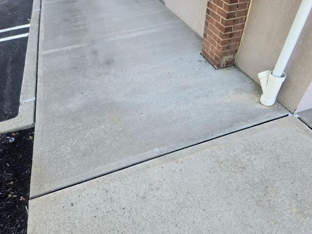 Resolving Concrete Settlement Around Jackson, NJ Sidewalk - Before Photo