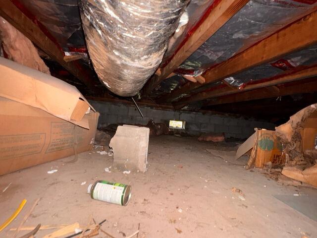 Crawl Space Repair in Springfield, NJ - Before Photo