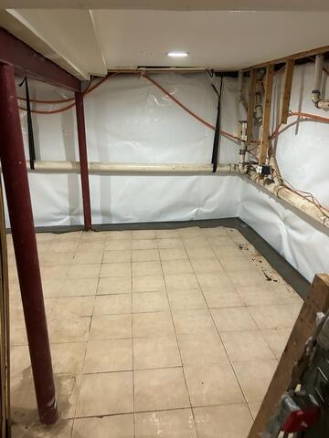 Targeting Moisture Concerns In Brooklyn, NY Basement - After Photo
