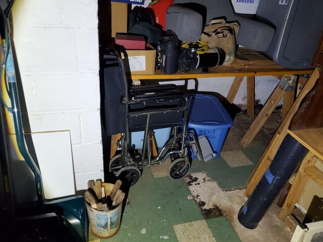 Wet Basement Solution In Iselin, NJ - Before Photo