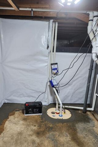 Sump Pump Installation in Manalapan, NJ - After Photo