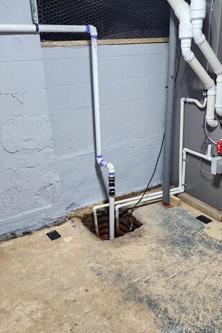 Sump Pump Installation in Manalapan, NJ - Before Photo