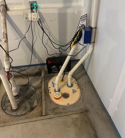 Permanent Drainage Solution In Livingston, NJ Basement - After Photo