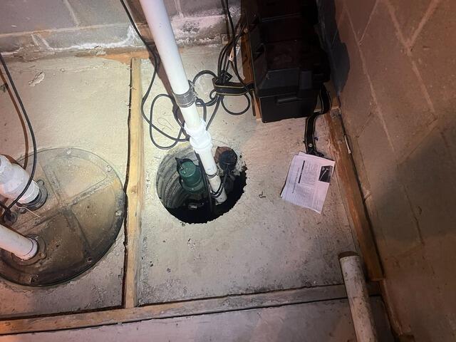 Permanent Drainage Solution In Livingston, NJ Basement - Before Photo