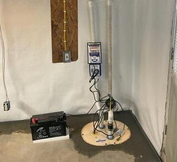 Damp Basement Solution In Edgewood, MD - After Photo