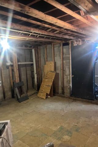 Basement Finishing Transformation In Kennett Square, PA - Before Photo