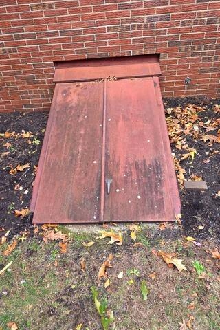 Bilco Door Installation in Matawan, NJ - Before Photo