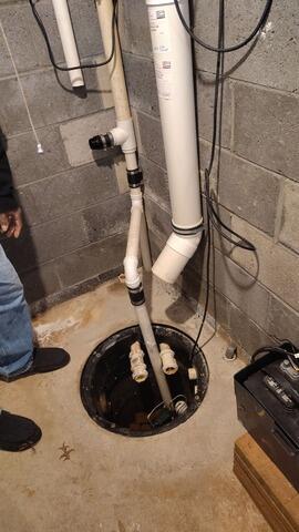 Sump Pump Installation in Piscataway, NJ - Before Photo