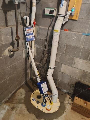 Sump Pump Installation in Piscataway, NJ - After Photo